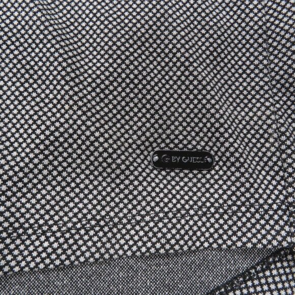 G by GUESS Benji Longline Short Sleeve Hoodie with Back Zipper Mens Medium Gray - Picture 2 of 7